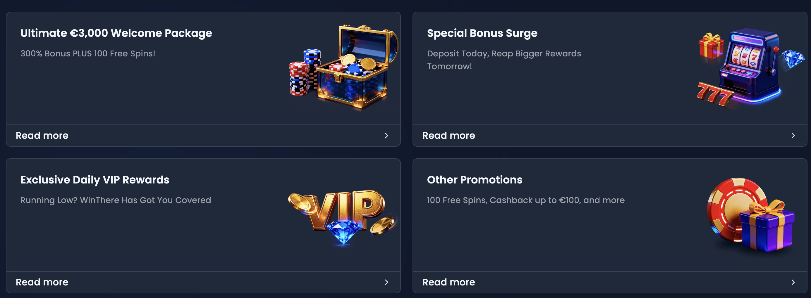 Winthere Bonuses