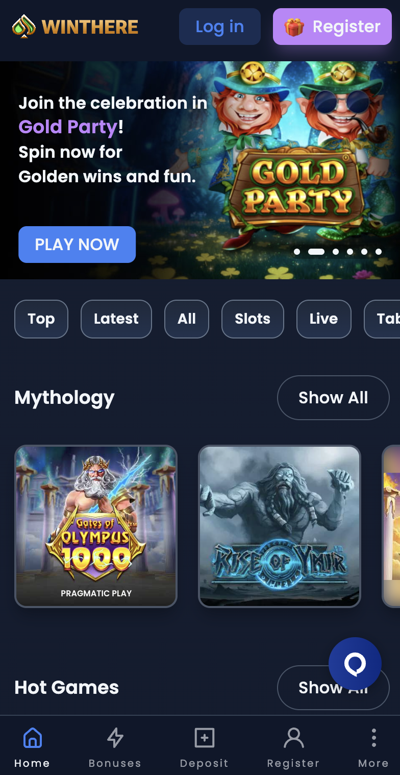 Winthere Mobile Casino